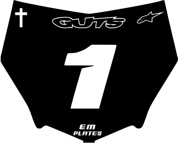 ODI/MOTOCUTZ PLATE DECAL
