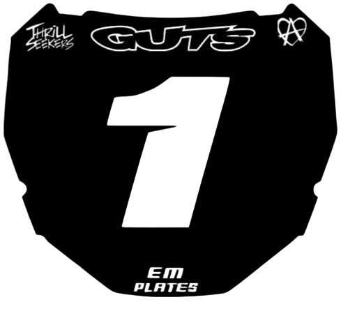ODI/MOTOCUTZ PLATE DECAL